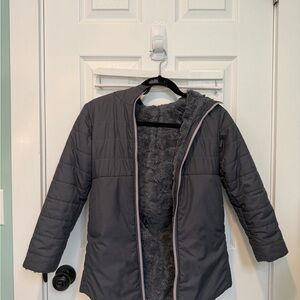 The North Face Kids Gray Puffer Jacket